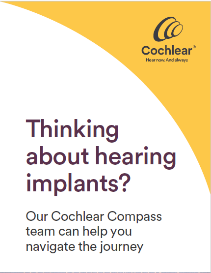 Thinking about hearing implants FAQs and journey description