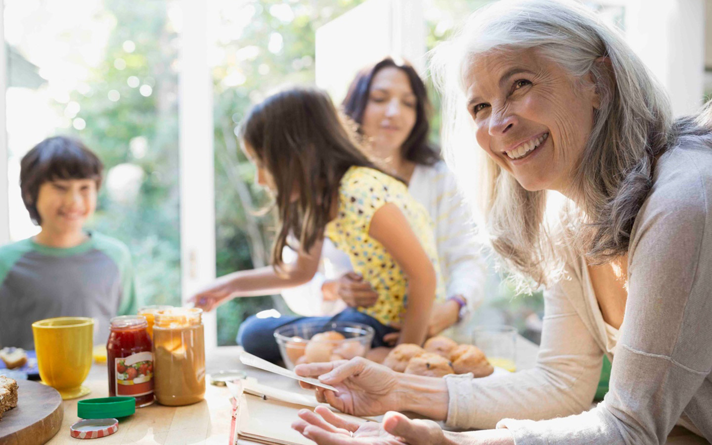 members of the Cochlear family program enjoy a day together 