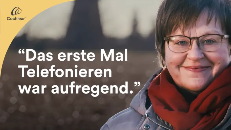 Maria genießt das Leben mit allen Klängen.