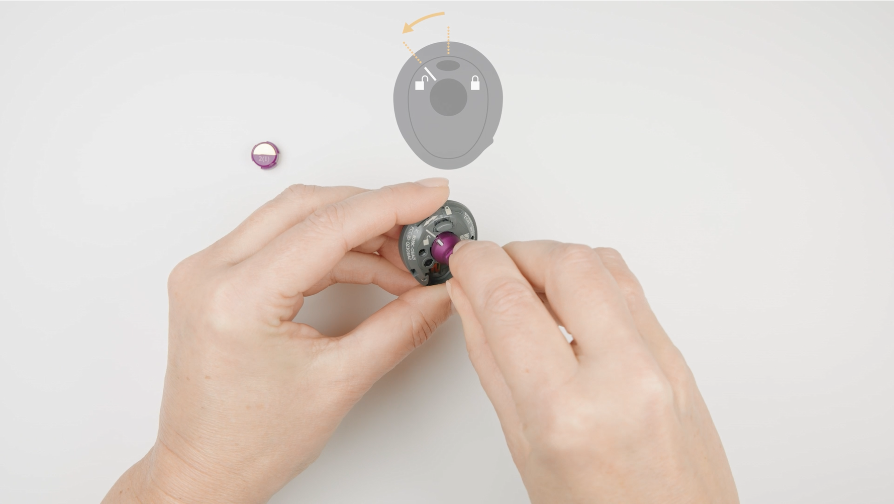 Cochlear™ Osia® 2(I) Ses İşlemcinizin Mıknatısını Değiştirin