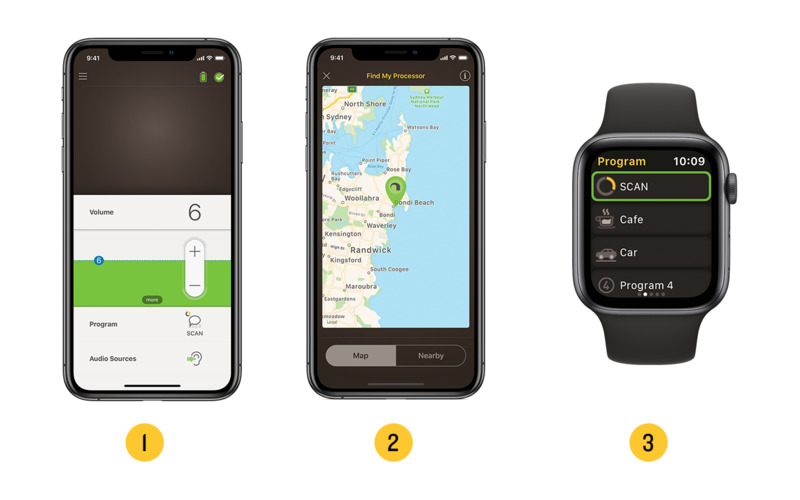 Nucleus Smart-App mit Apple Watch