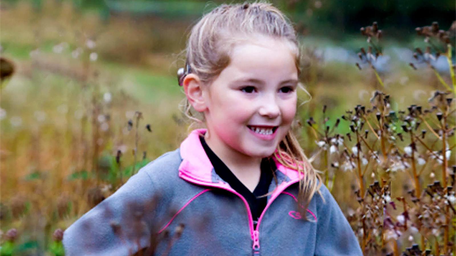 Baha recipient Isabella plays outdoors