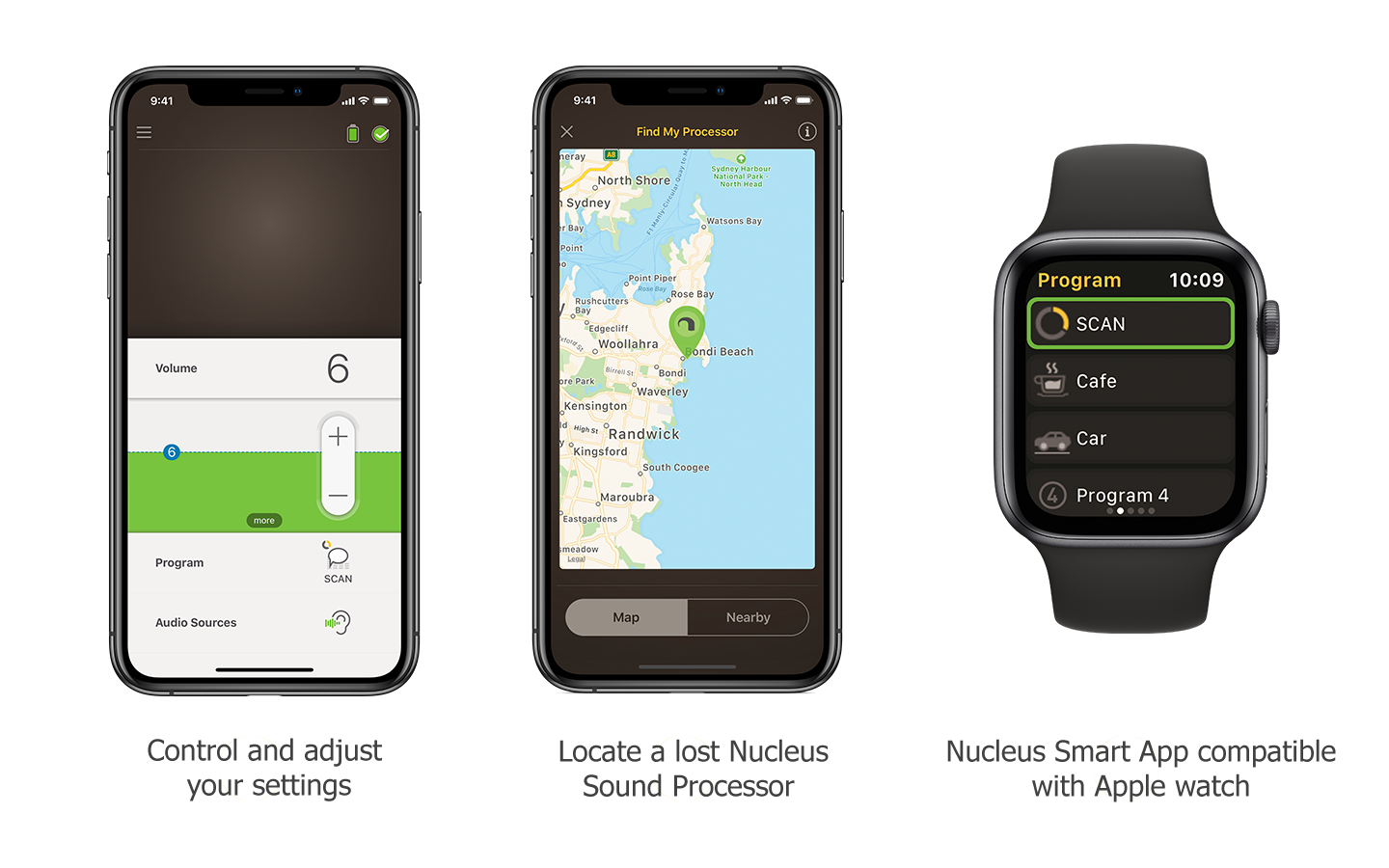 Aplicación Nucleus Smart con Apple Watch